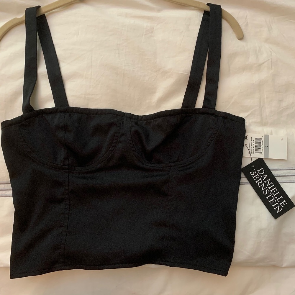 Danielle Bernstein Cropped Tank Top